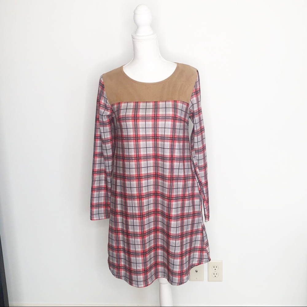 Simply Southern plaid dress size small